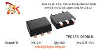 Texas Instruments New and Original  in TPD2E2U06DRLR Stock  IC   SOT-553 21+ package